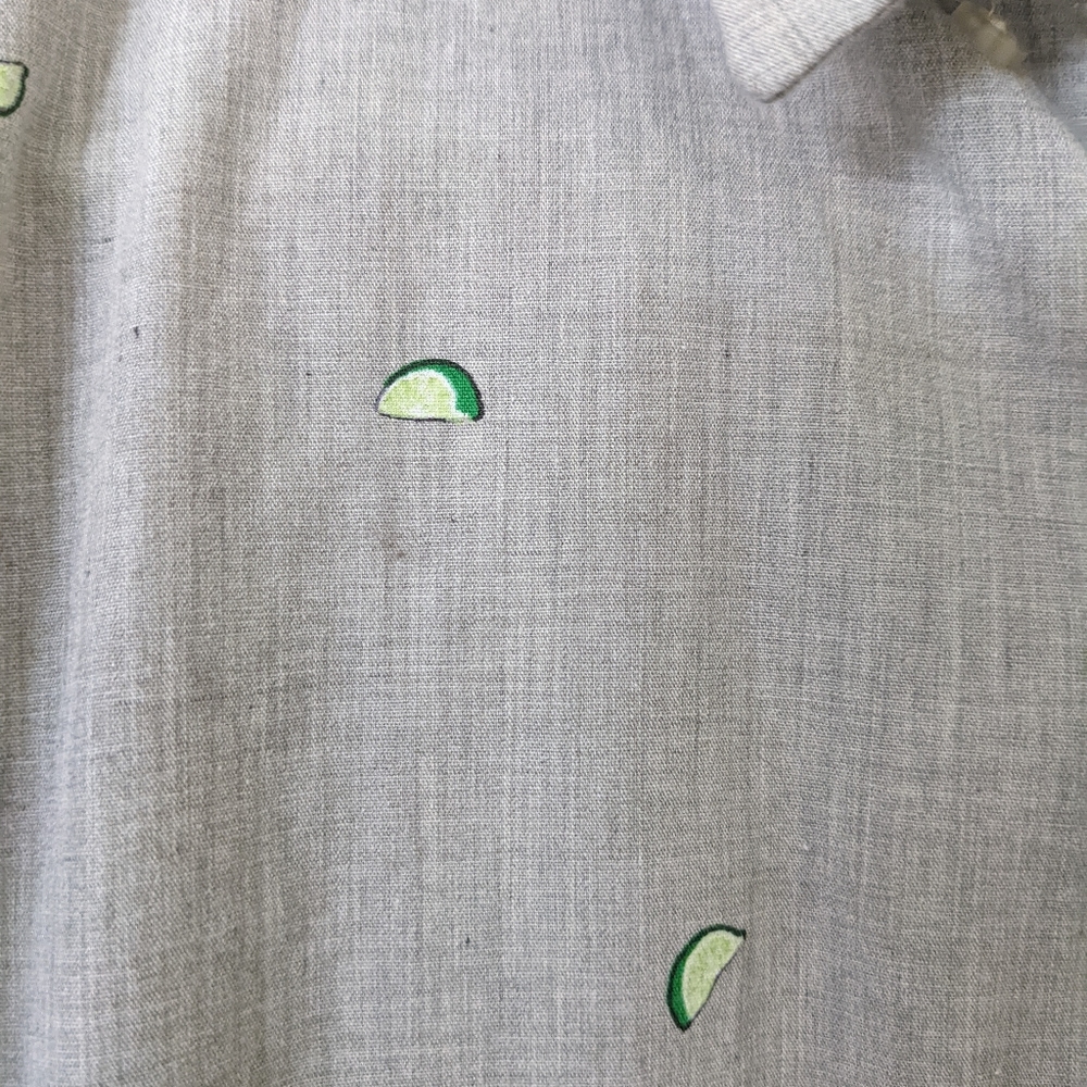 Banana Republicans Grey Button Up Medium Slim Fit - Picture 2 of 5